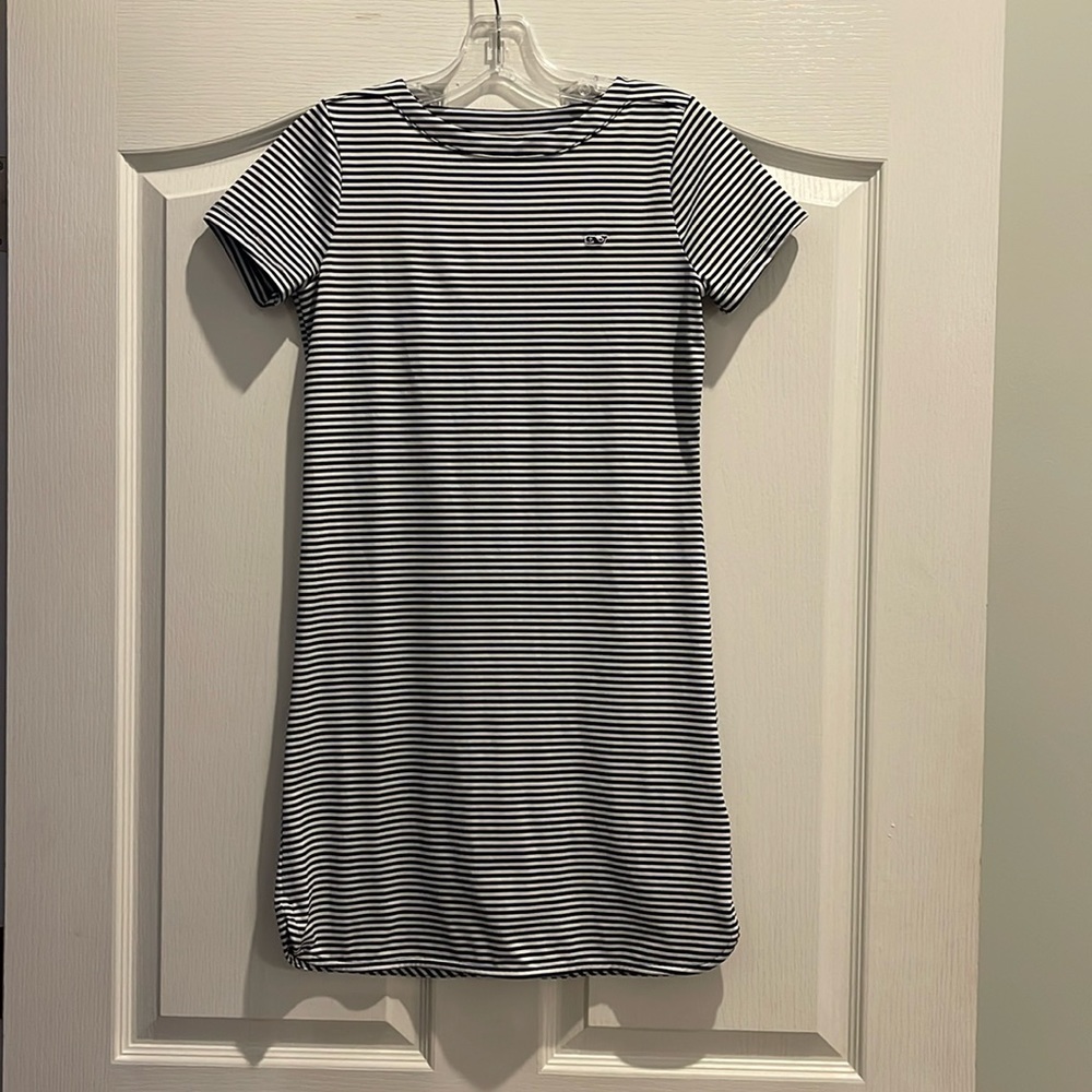 Girls Vineyard 🐳 Vines dress 👗 size L, gorgeous navy/white color